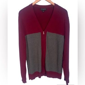 Banana Republic Men’s Full Zip 100% Cotton Cardigan Sweater Size L